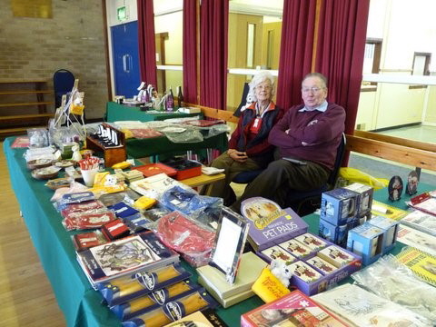 Wendy & David Hewson running the Club Stall